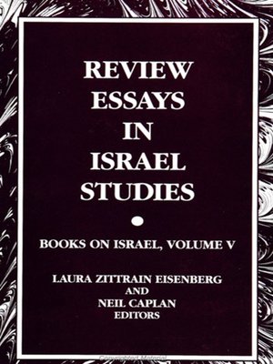 cover image of Review Essays in Israel Studies